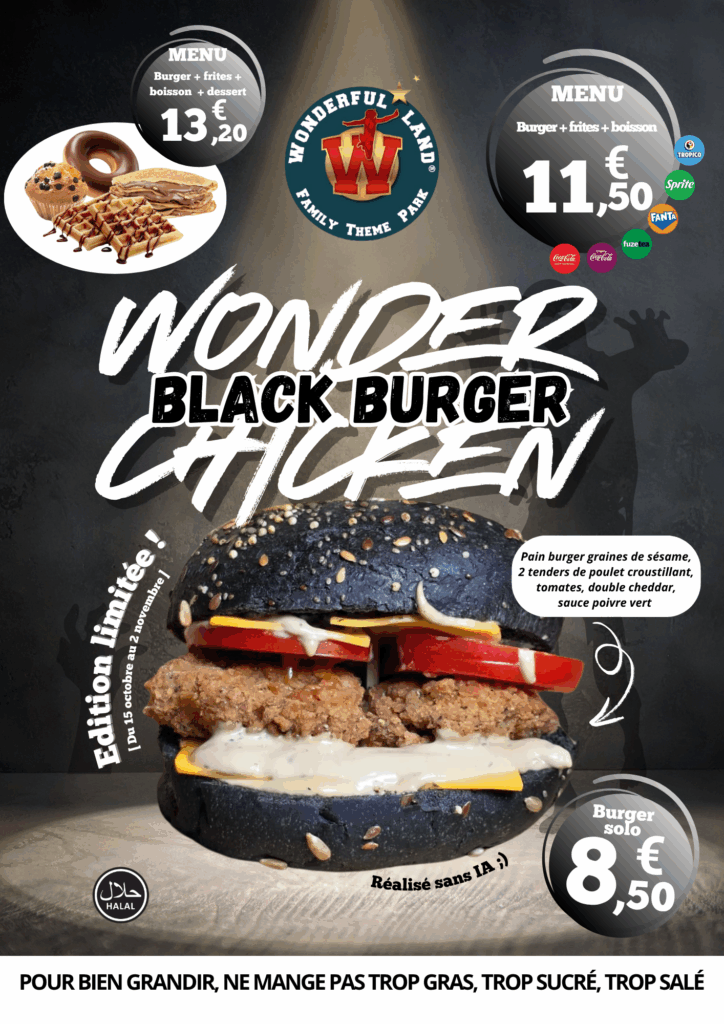 Affiche Black Burger