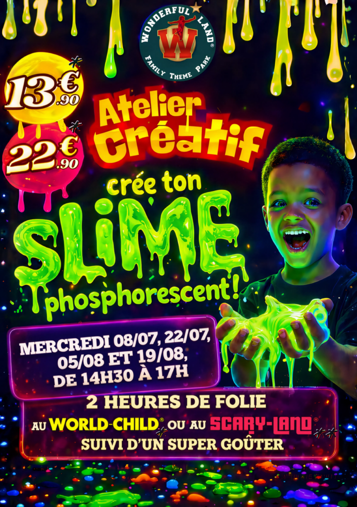 Affiche slime - 4 dates